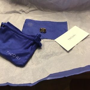 Never worn Tacori 18k gold earrings